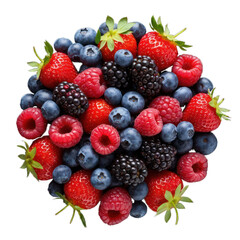 Mixed Berries Collection - Transparent PNG