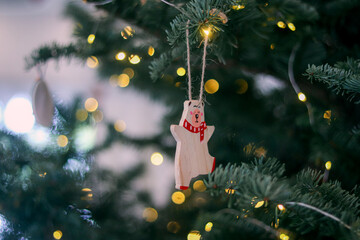 Christmas tree and decorations