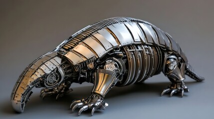 Mechanical Lizard: A Steampunk Masterpiece