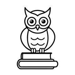 owl with book