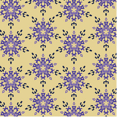 Traditional Floral Pattern Background