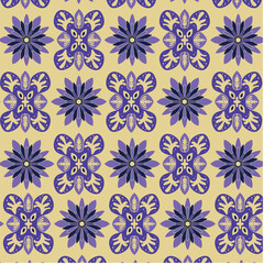 Traditional Floral Pattern Background