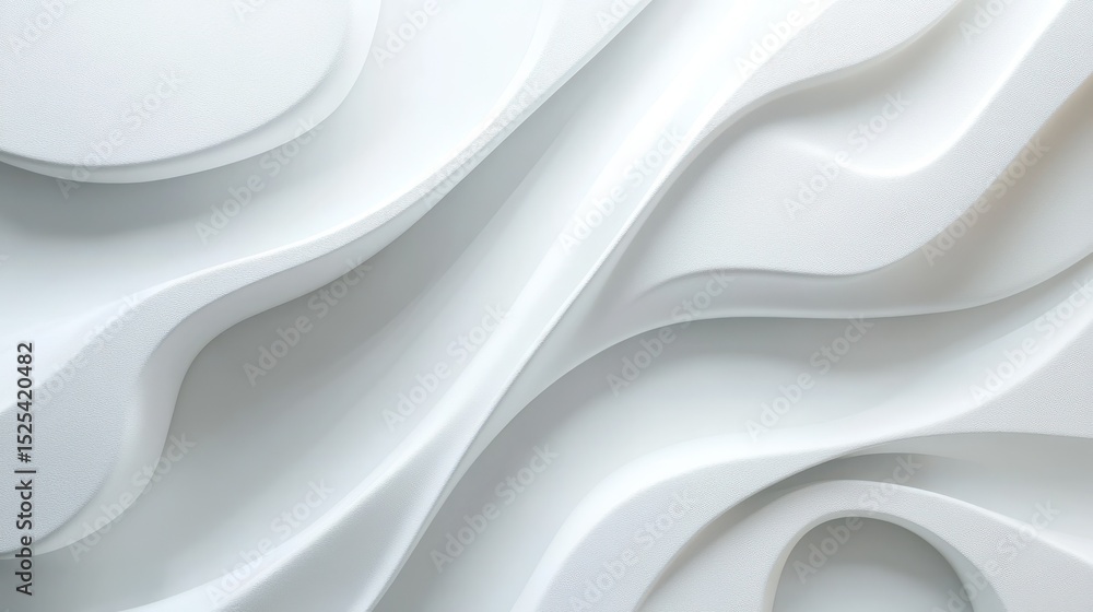 Poster clean abstract white background with minimalistic design