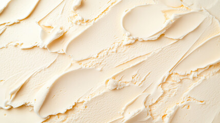 Close-up shot of vanilla ice cream texture.