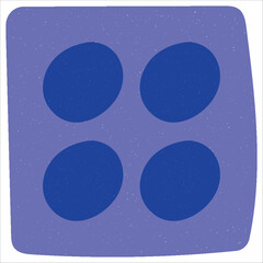 Naklejka premium Hard Drawn Retro 60s-70s Grain Texture Blue