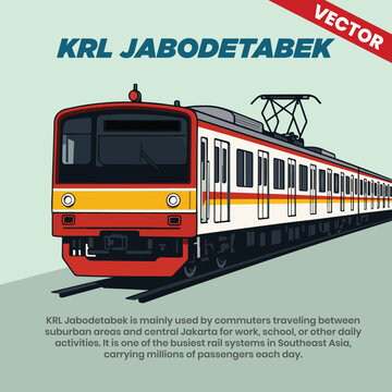 Indonesian Train KRL Jabodetabek