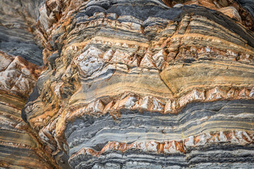 close up of rock, stone texture background detail on atlantic coast