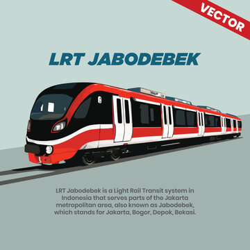 Indonesian Train LRT Jabodebek