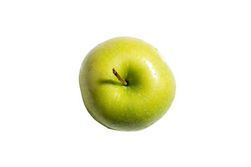 green apple isolated on white