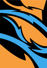 vector illustration of a boat