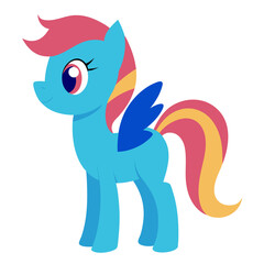 vector illustration of a cartoon dragon