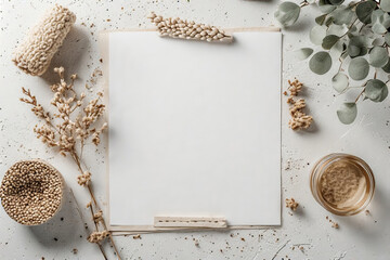 flatlays paper with Neutral Tones