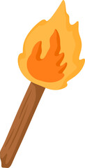 illustration torch