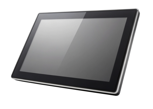 tablet pc isolated on white background