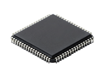 computer processor isolated on white background