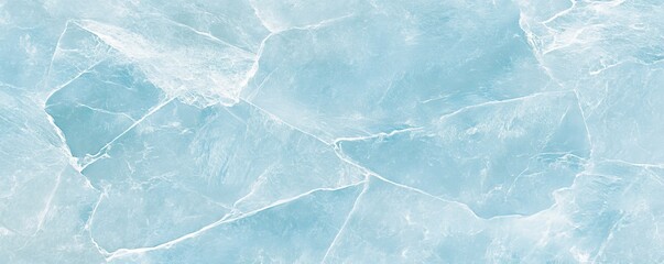 Obraz premium Abstract Blue Ice Crack Texture, Winter Background, Frozen Design Ice texture, winter background