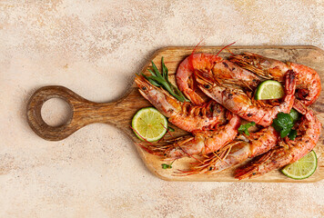 fried Langoustines , Australian, lime and herbs, spices, homemade, no people,