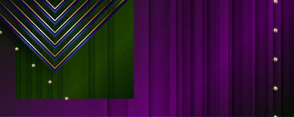 New Holiday Christmas gold design purple plum magenta background abstract shiny color with golden elements and glitter