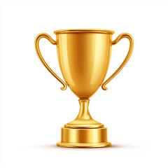 Golden Trophy Award - Champion's Prize , isolated on white background png
