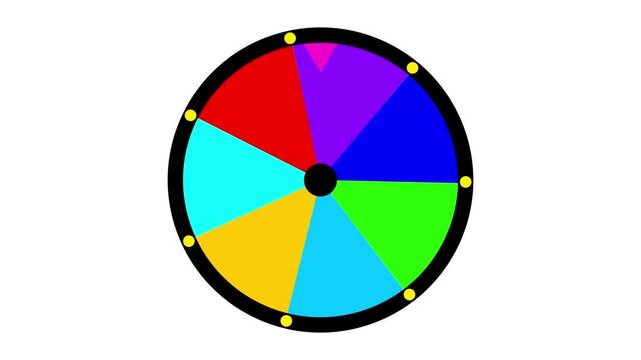 Rotating colorful wheel of luck or fortune. Casino wheel. lucky spin wheel overplay template. Roulette fortune spinning wheels