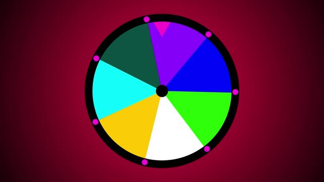 Rotating colorful wheel of luck or fortune. Casino wheel. lucky spin wheel overplay template. Roulette fortune spinning wheels