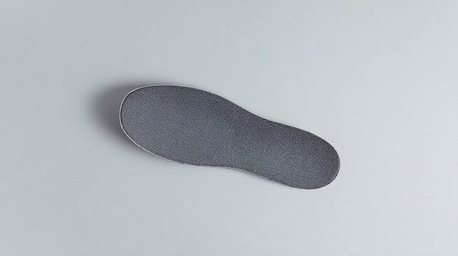 Doctor fitting orthopedic insoles to female legs on light background.