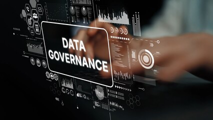 Modern Concept of Data Governance with Analytical Charts and Graphs for Business Intelligence and Management Processes. Asymptotic smart data analytic.