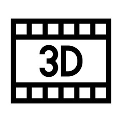 3D Film Icon