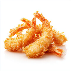 Crispy Coconut Shrimp - A Flavorful Feast , isolated on white background png