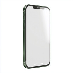 Sleek Green Smartphone Design , isolated on white background png