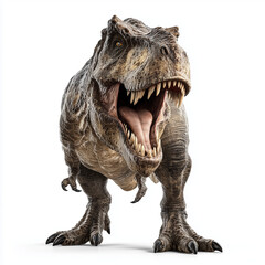 Majestic Tyrannosaurus Rex - Prehistoric Predator , isolated on white background png