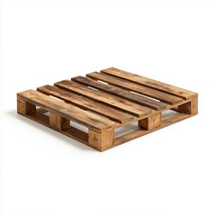 Rustic Wooden Pallet for Shipping , isolated on white background png