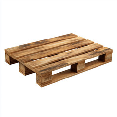 Wooden Pallet for Shipping and Storage , isolated on white background png