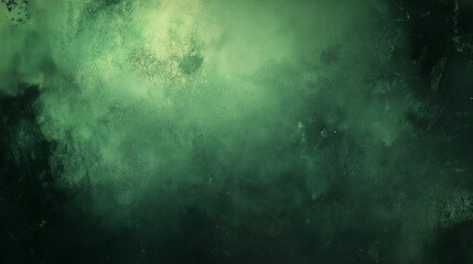 Obraz premium Closeup of abstract rough green and white art painting texture