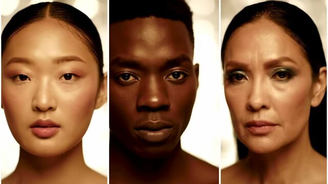 Makeup application tutorial images