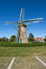 corn mill Weltevreden in Domburg, Netherlands