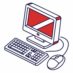 computer keyboard and mouse