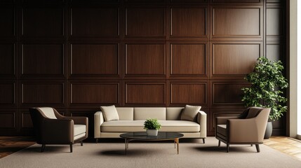 Elegant, classic living room