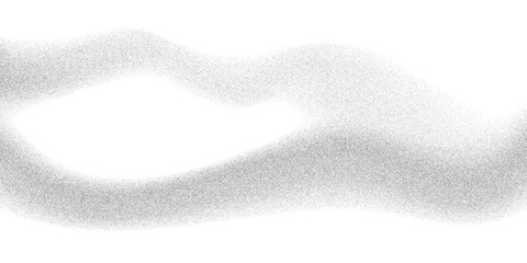 Monochrome background of noise stipple, sand halftone texture. Grainy overlay with gritty pattern. abstract wave gradient vector
