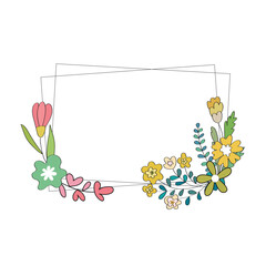 Floral Watercolor Frame Watercolor Floral Wreath Frame Pastel Flower Wreath Circle Design A hand-painted watercolor floral wreath with pastel flowers Cute Floral Corner Frame Vector Colorful Hand-Draw