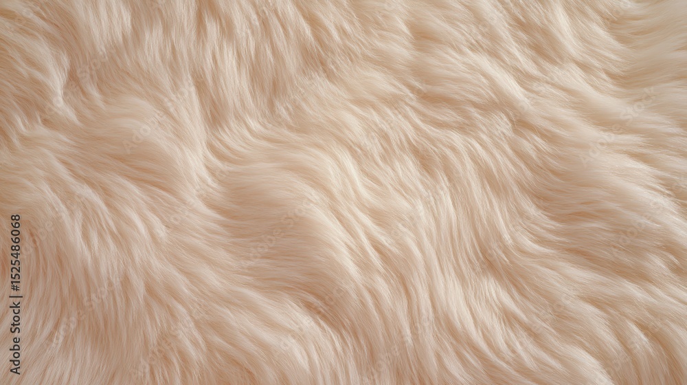 Poster cream fluffy fabric texture soft fur background high resolution image for design