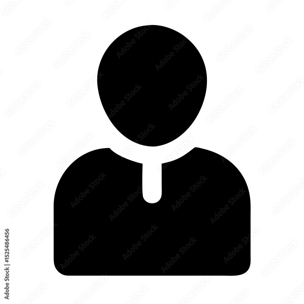 Poster soliduser profile silhouette representing online identity and anonymity in digital spaces