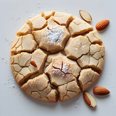 So sweet Almond Cookies isolated