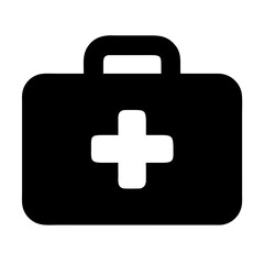 Fototapeta premium First Aid Kit With Medical Cross Symbol for Emergency Situations