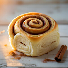 So sweet Cinnamon Rolls isolated