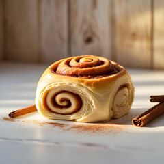 So sweet Cinnamon Rolls isolated