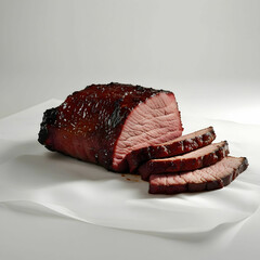 So yummy BBQ Beef isolated