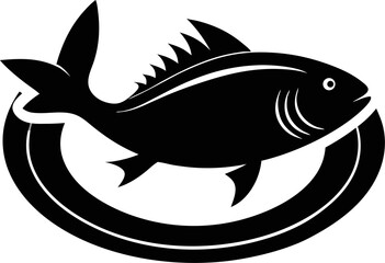 vector illustration of a fish