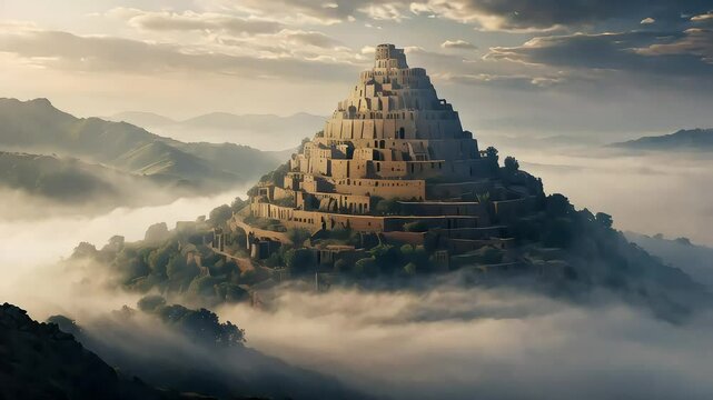 imaginative babel tower in bible