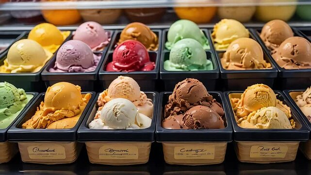 ice cream food market